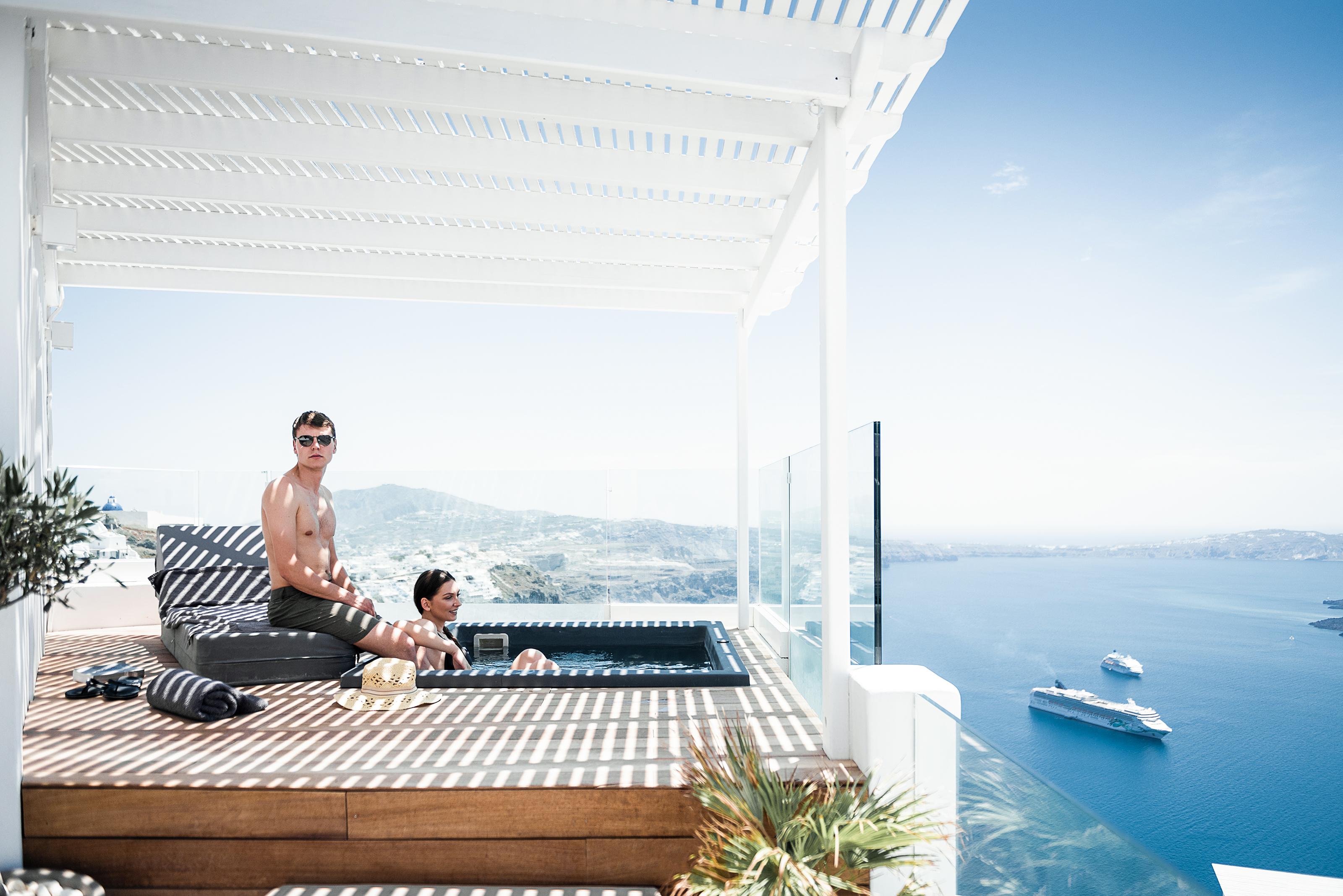 On The Rocks - Small Luxury Hotels Of The World (Adults Only) Imerovígli Eksteriør bilde
