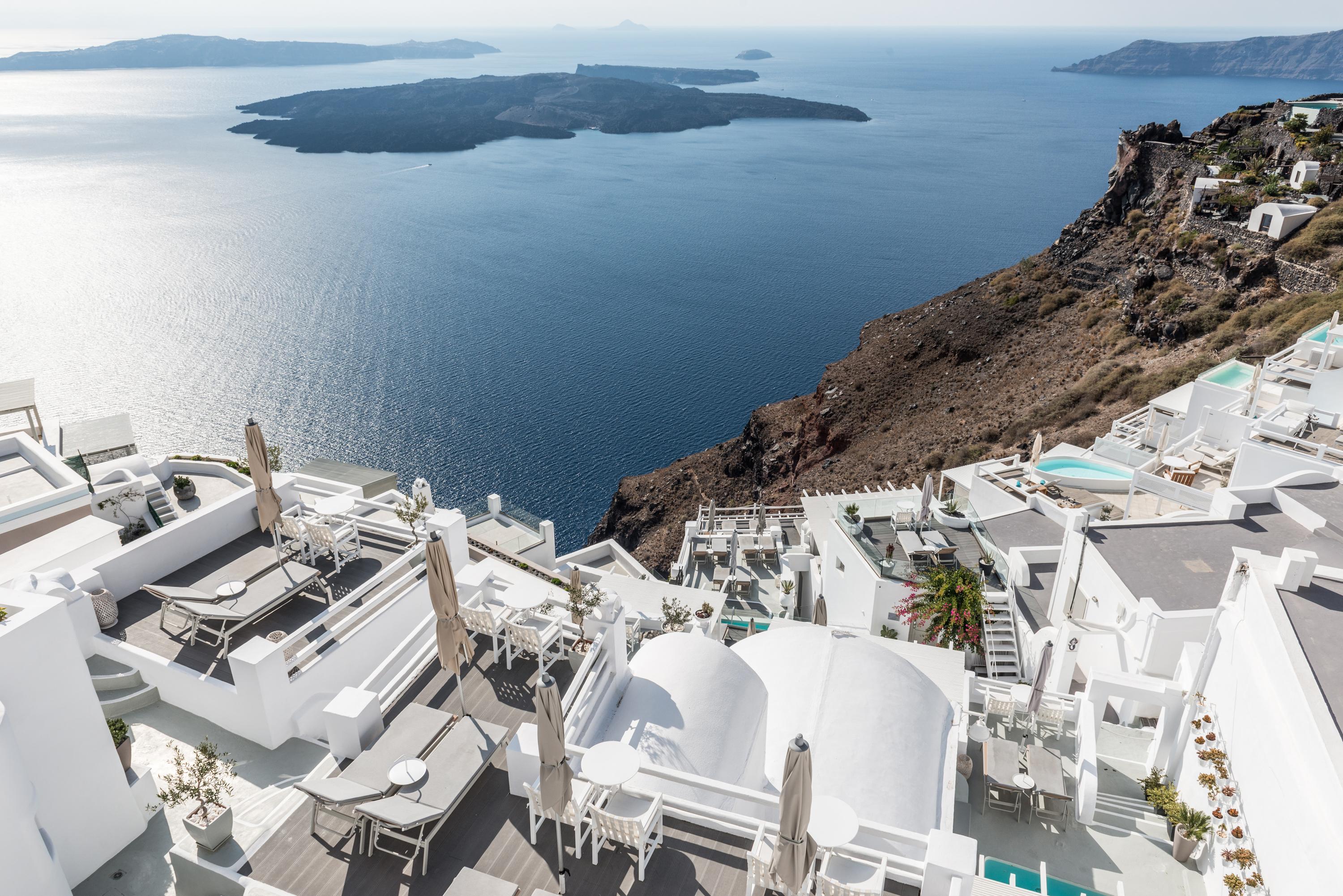 On The Rocks - Small Luxury Hotels Of The World (Adults Only) Imerovígli Eksteriør bilde