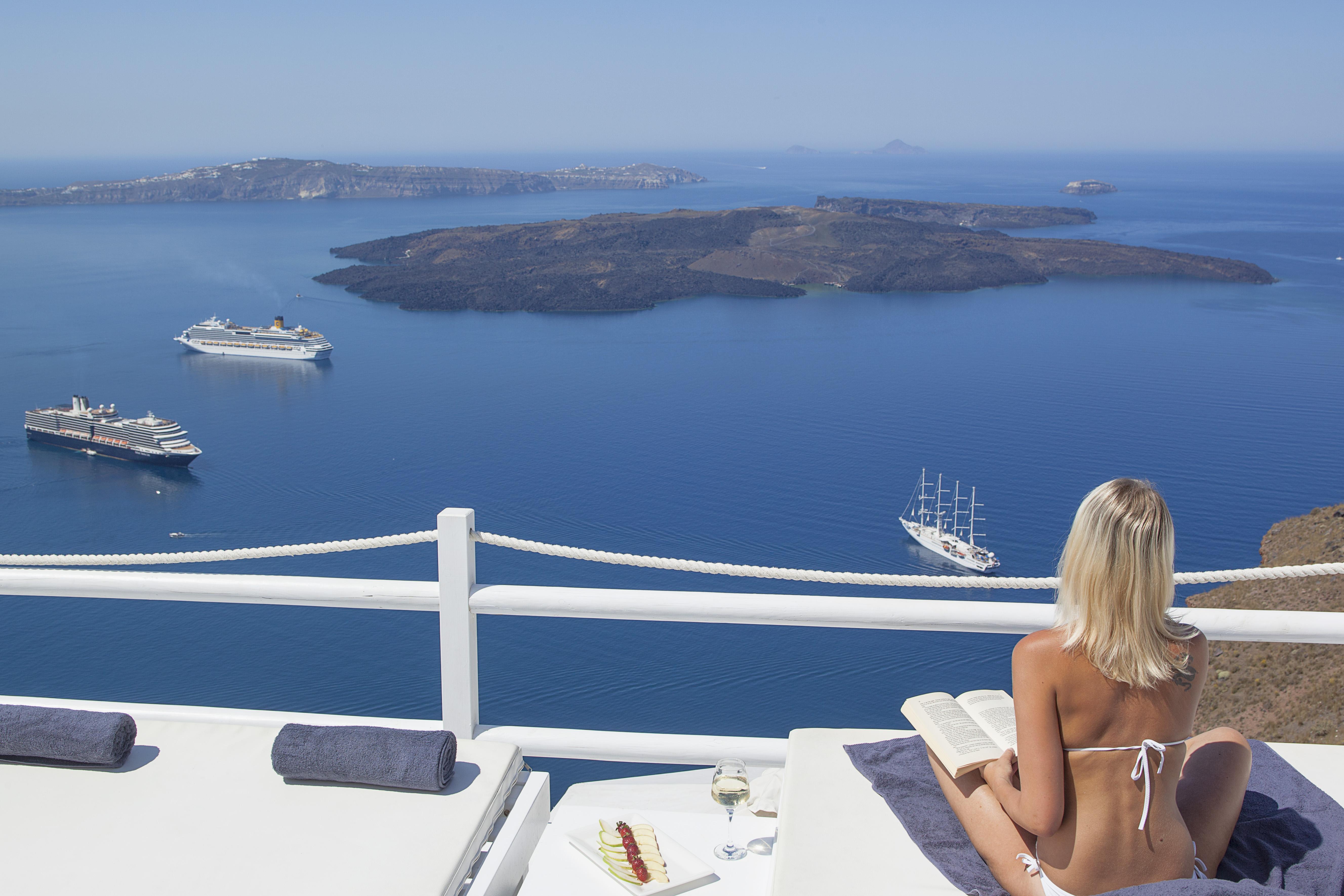 On The Rocks - Small Luxury Hotels Of The World (Adults Only) Imerovígli Eksteriør bilde