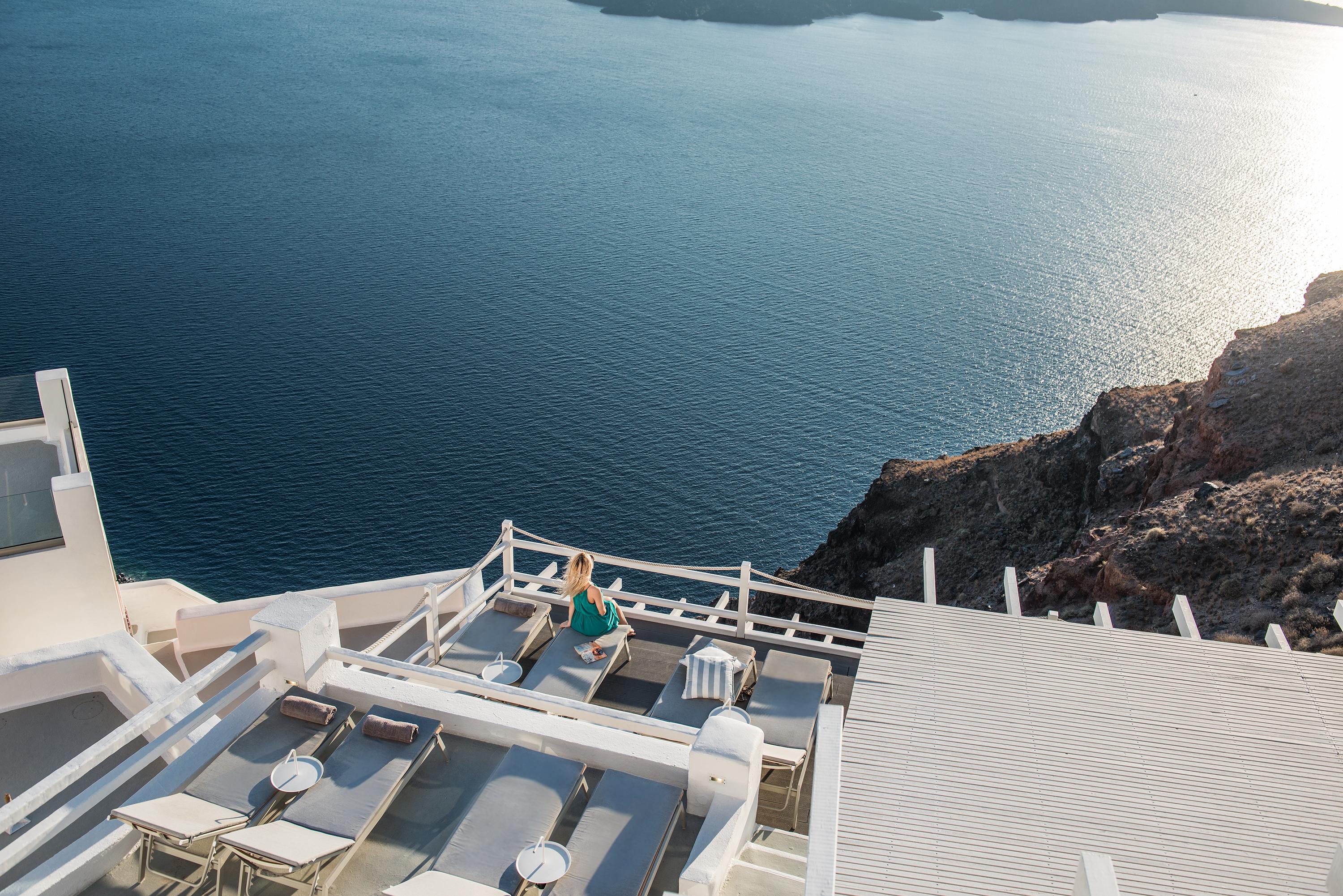 On The Rocks - Small Luxury Hotels Of The World (Adults Only) Imerovígli Eksteriør bilde
